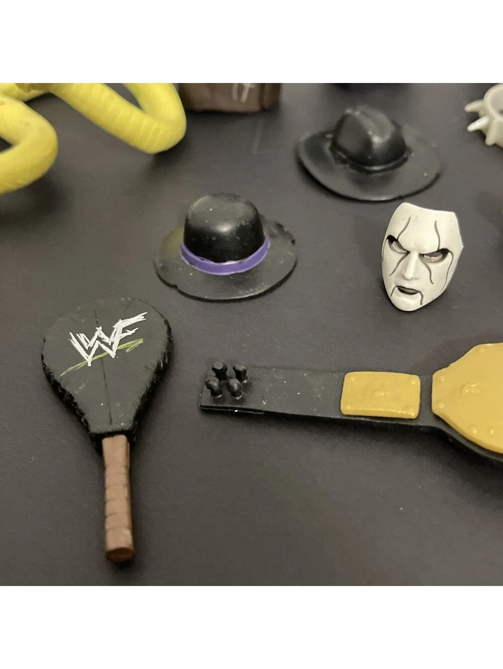 Mattel WWE Accessories Lot 17 Pieces Wrestling WWF For Action Figures